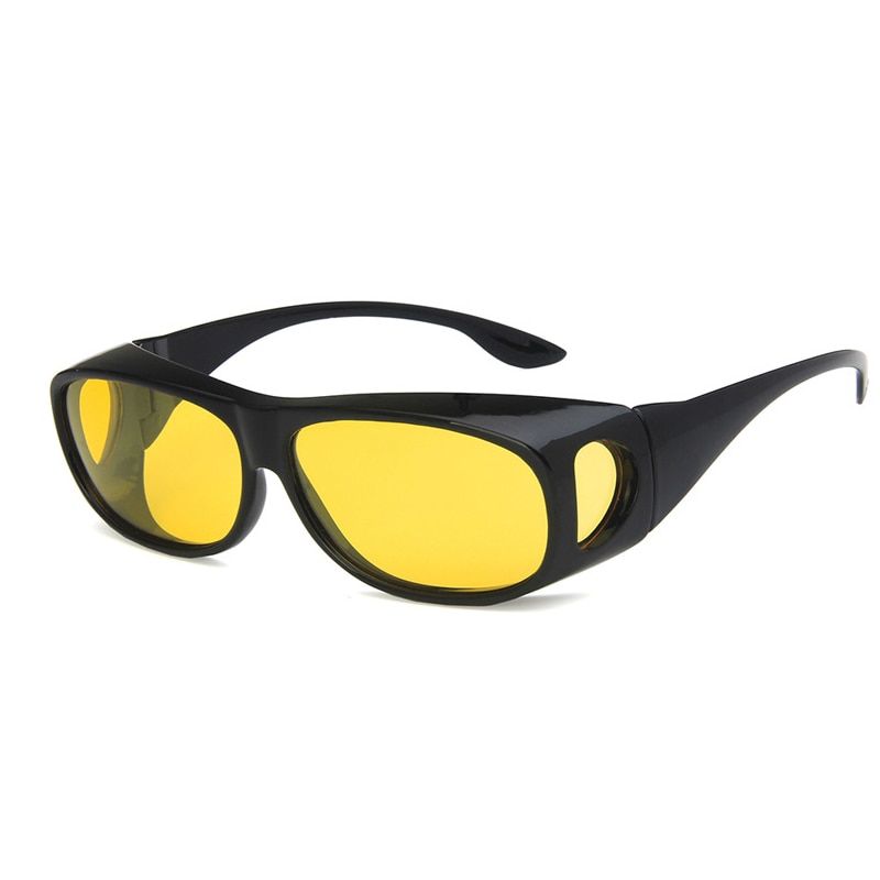 Zeontaat Night Vision Driver Goggles Yellow Lens Sun Glasses Car Driving Glasses UV Protection Polarized Sunglasses Eyewear-c1yellow