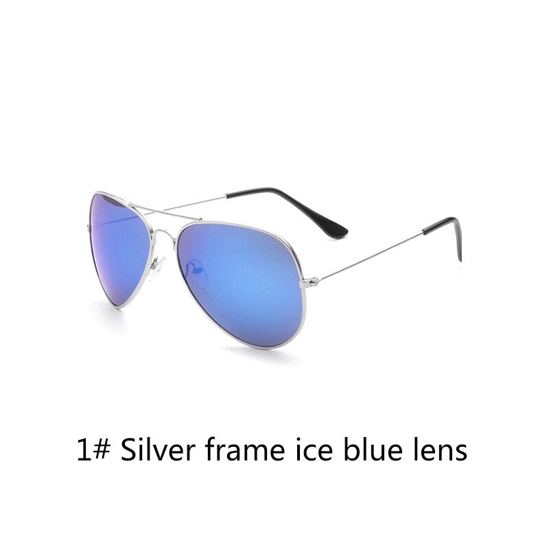 AFashion Unisex Sunglasses Eyewear Mirror UV Protection Golden Frame Blue-Green Glasses Summer Outdoor Driving Eyewear