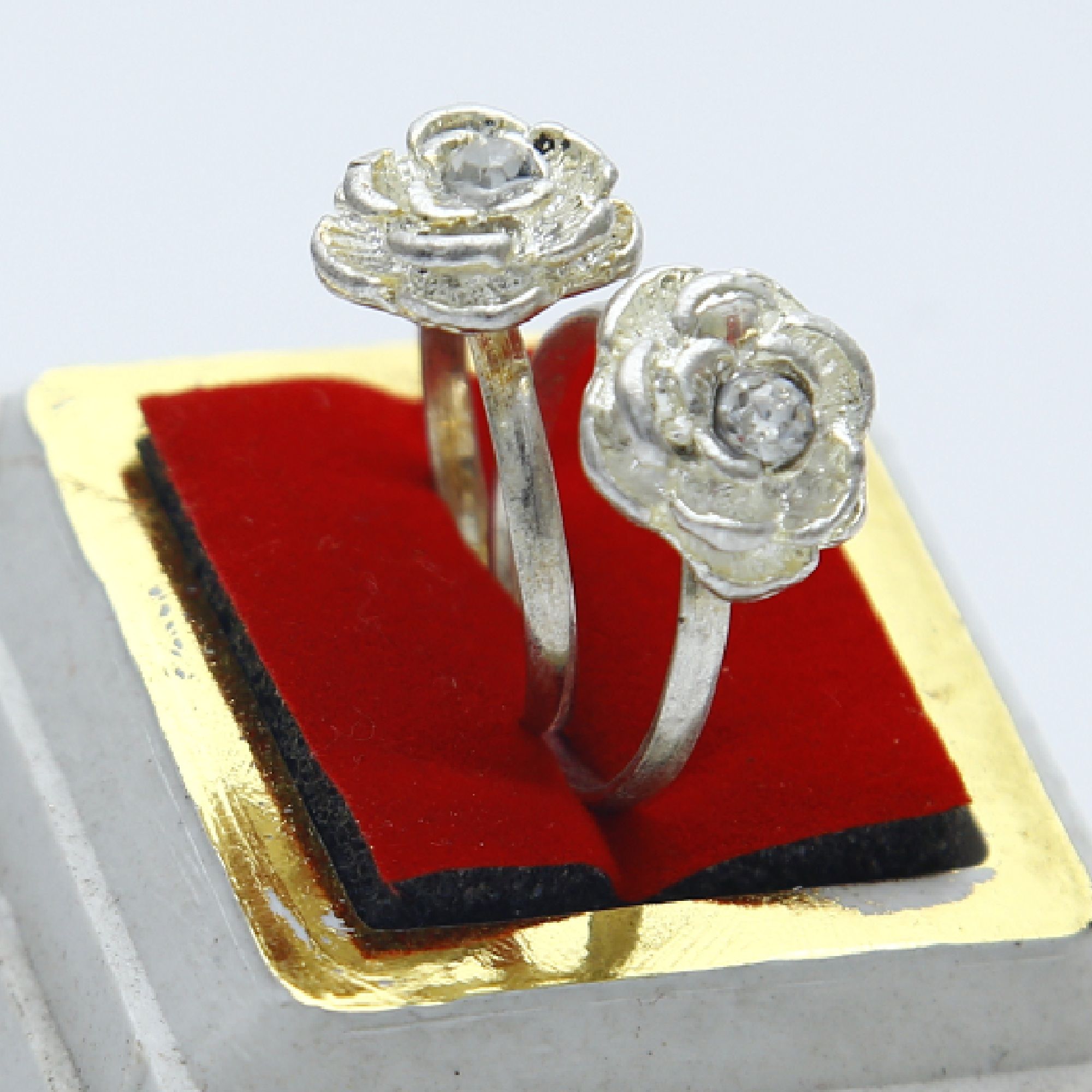 Foot Toe Ring Flower Design For Women,Girl & Ladies - 2 PCS