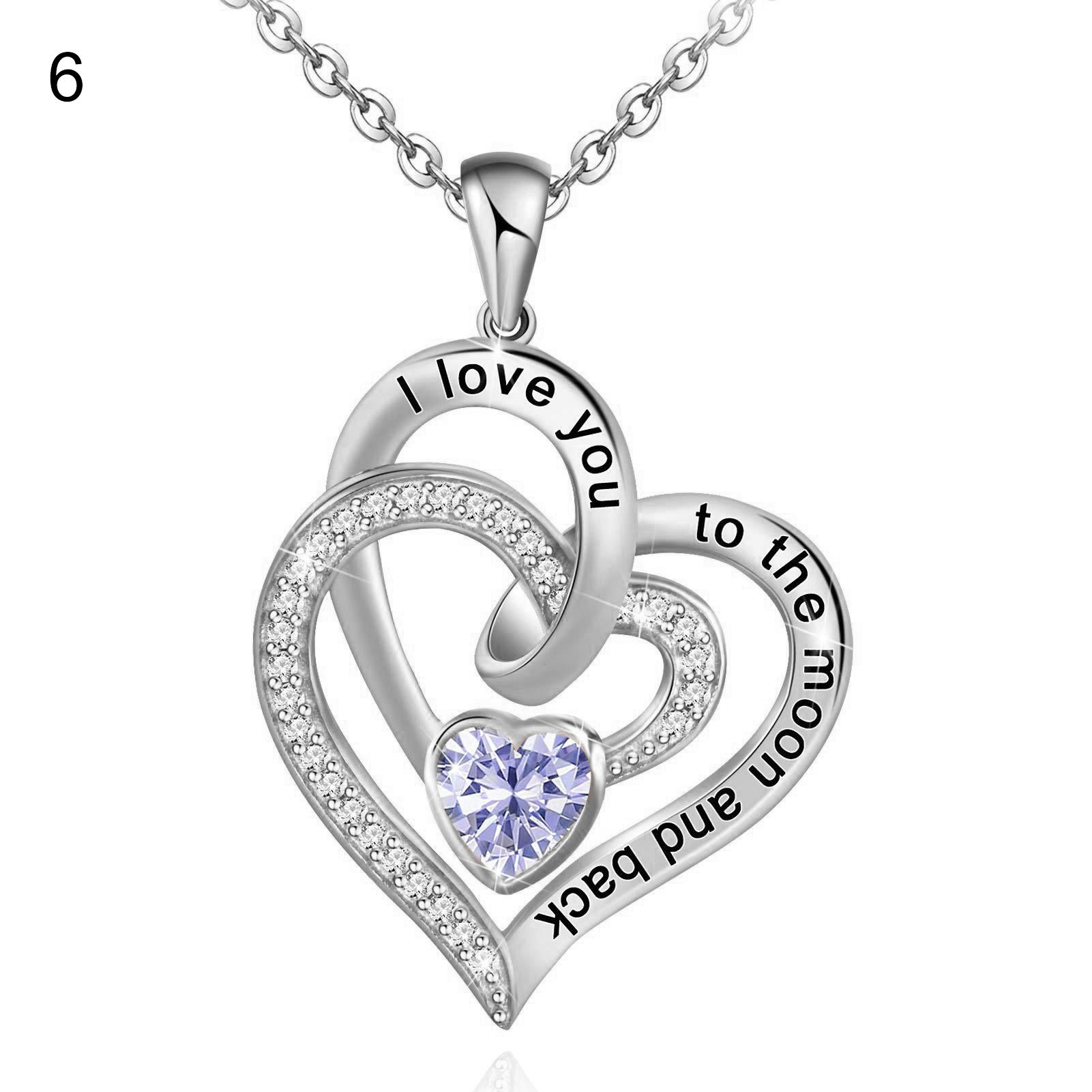 Wedding Neckle ury Hollow Heart to Heart Women Neckle