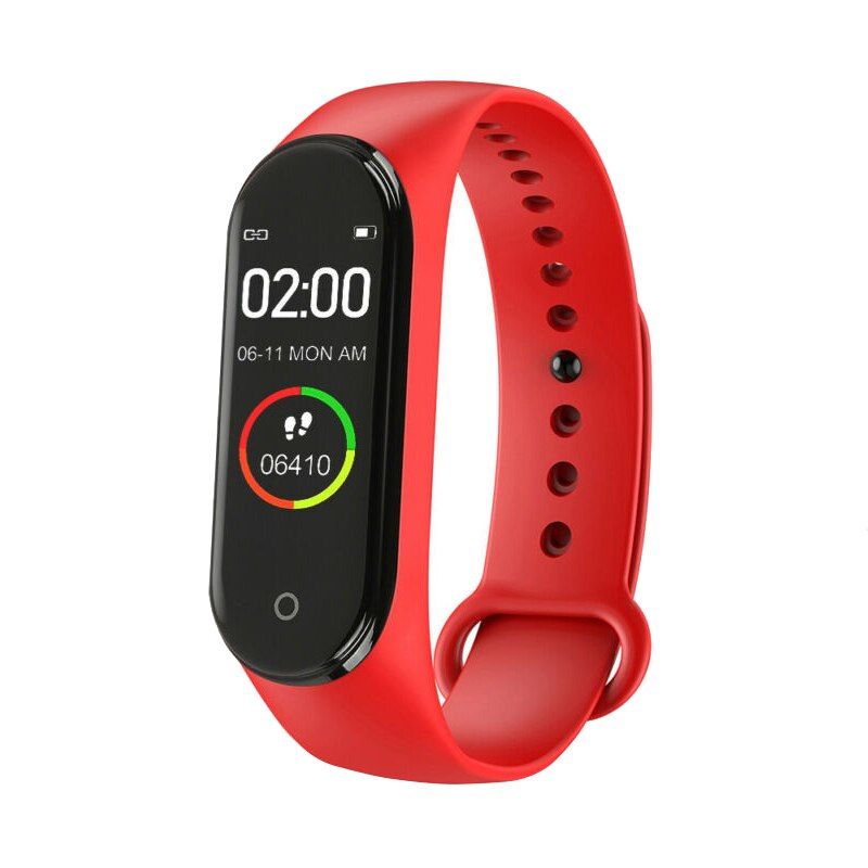 M4 art Digital Watch Bracelet for Men Women with Heart Rate Monitoring Running Pedometer Calorie Counter Health Sport Tracker