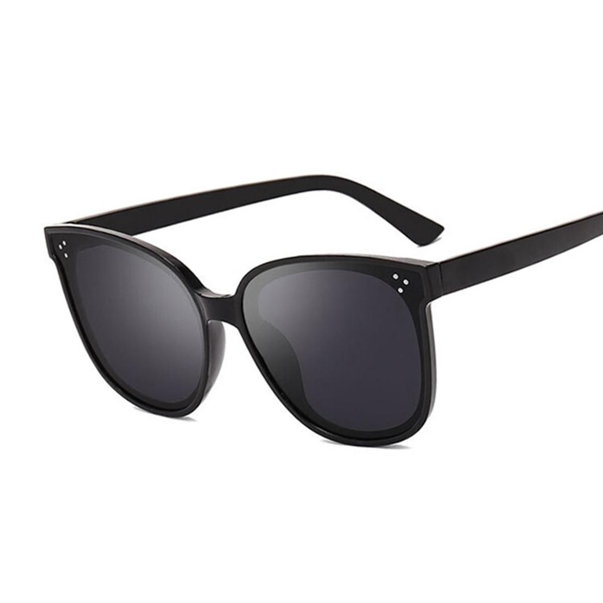 BlackGrayNew Black Square Sunglasses Women Brand Designer Retro Mirror Fashion Sun Glasses Female Vintage Shades Lunette De Soleil Femme