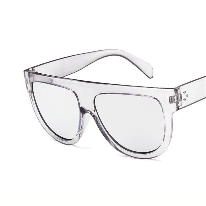 T-GraySilverLeonLion 2019 Fashion Half Frame Sunglasses Women Gradient Glasses For Men Shopping Oculos De Sol Feminino Classic Small Face