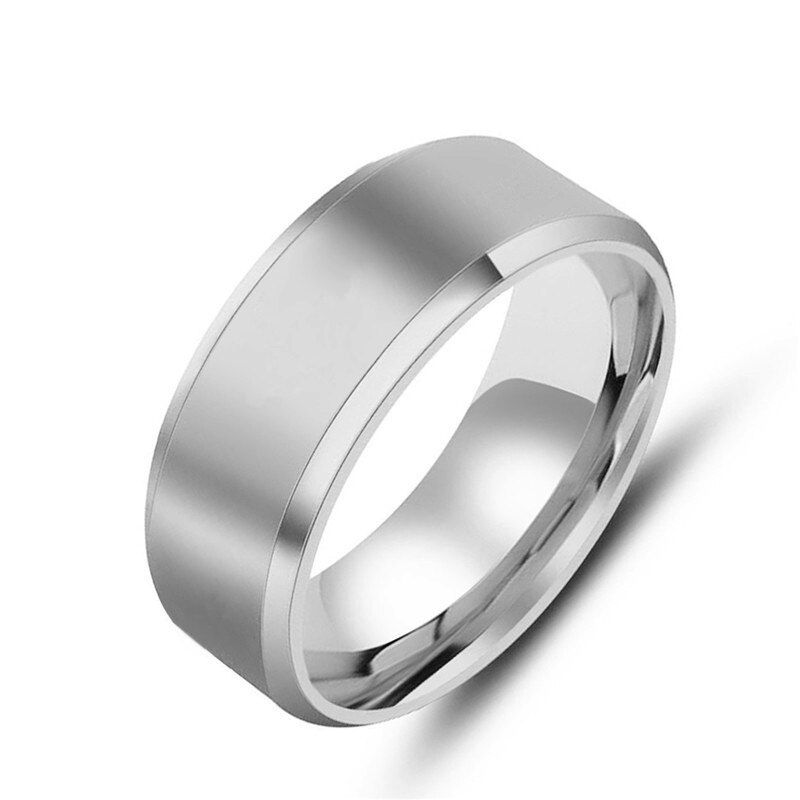 Metal Stainless Steel Wide Rings Sports Male Simple Men Jewelry Ring glod Summer Wholesale Business Titanium Boy Gift