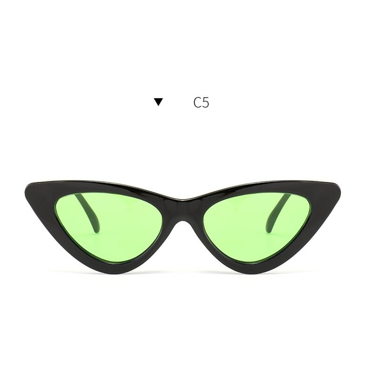 C5Sen Maries Cat eye Sunglasses Women Luxulry Brand Design Black Mirror Sun Glasses For Female Fashion Outdoor Eyewear UV400