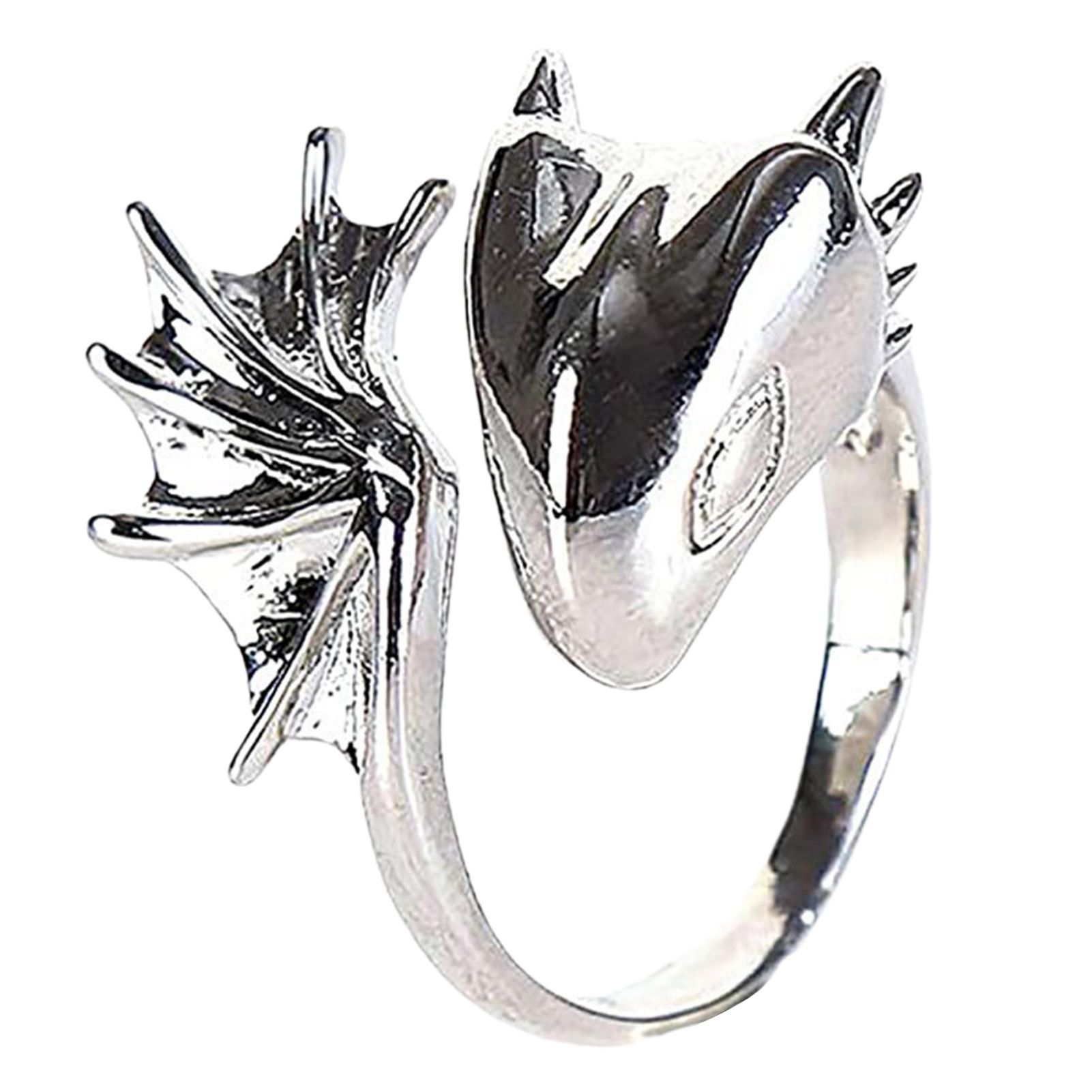 Enamel Ring Opening Design Punk Jewelry Enamel on Ring