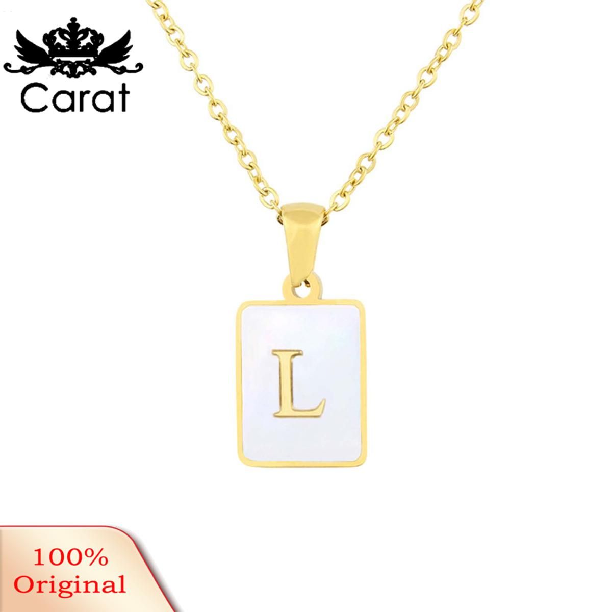 Pendant Necklace Geometry Letter Unisex Electroplating Wear-resistant Necklace Jewelry Gifts