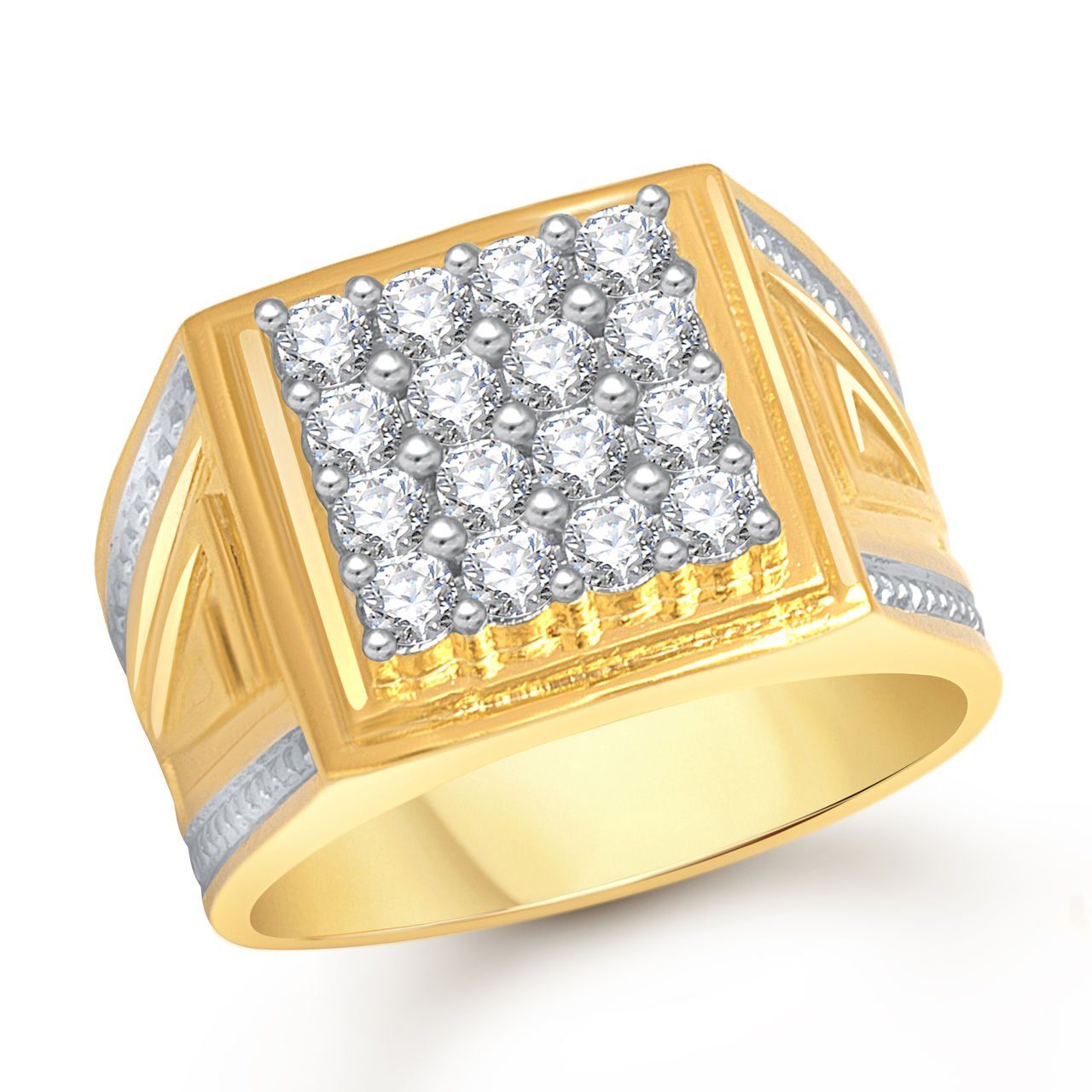 Visit the MEENAZ Store MEENAZ Jewellery Valentine Birthday Gifts Styish Gold Plated Jewellery Ring - Ring For Men - Ring For Men