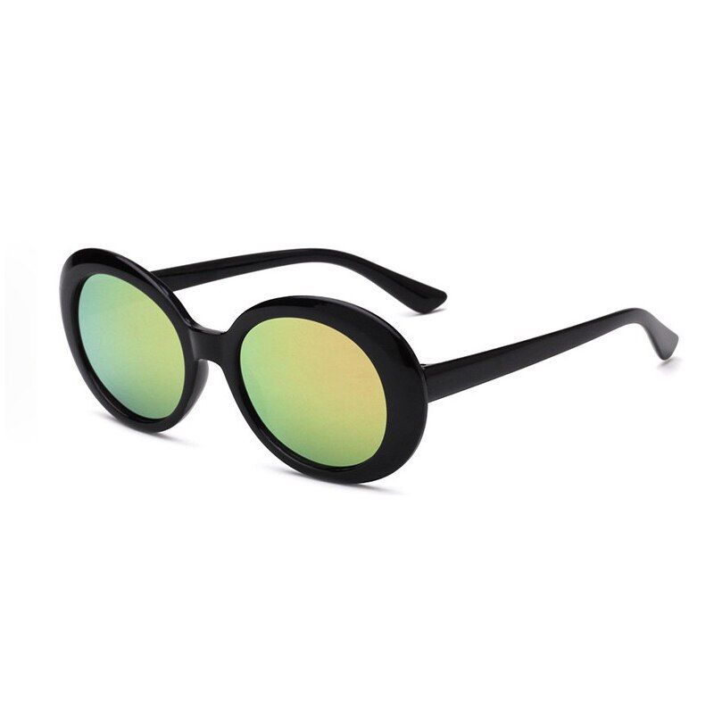10-JH15955-C2Oval Sunglasses Vintage Round Women Men Classic Eyewear Accessories UV400 Sun Glasses for Women Shades White Men