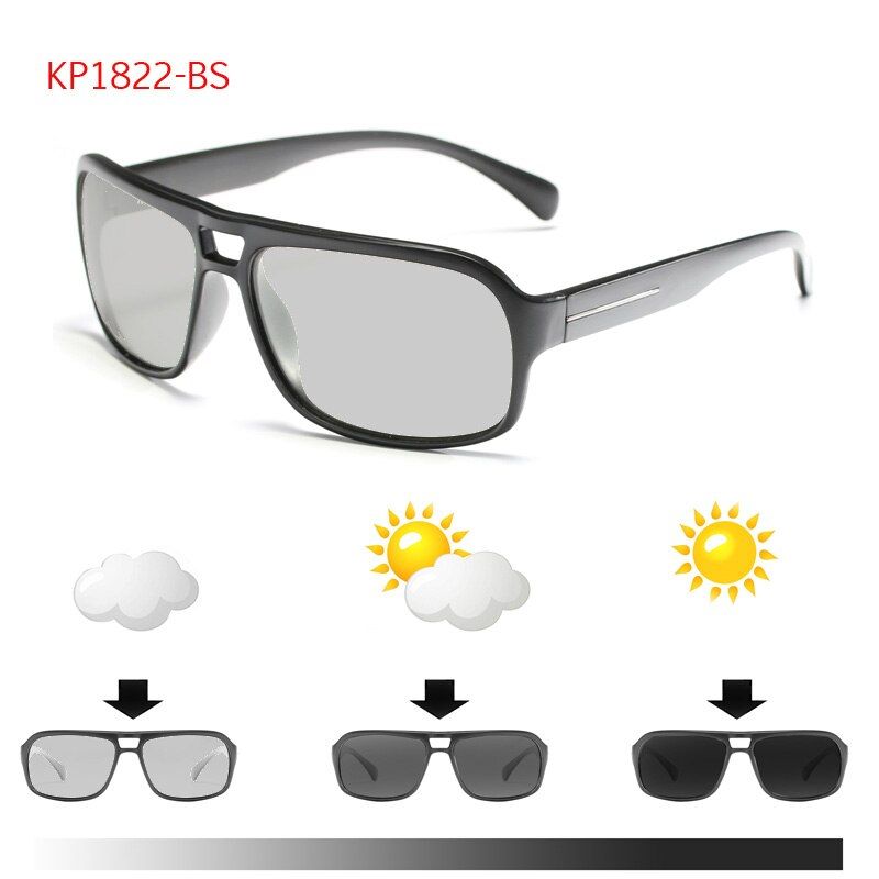 Long Keeper Sunglasses Polarized Photochromic Men Chameleon Driving Glasses Women Eyeglasses Eyewear Gafas de sol hombre Fashion
