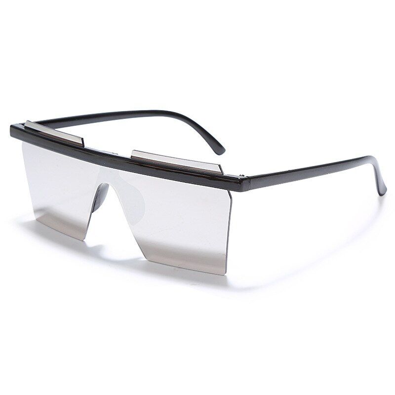 3New Brand Siamese sunglasses Square glasses Beach cat eyes Colorful sunglasses trend versatile sunglasses uv400 curtain