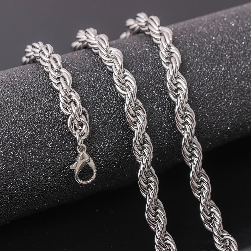 Fashion Stainless Steel Men Chain Necklace Jewelry Party Club Banquet Gift