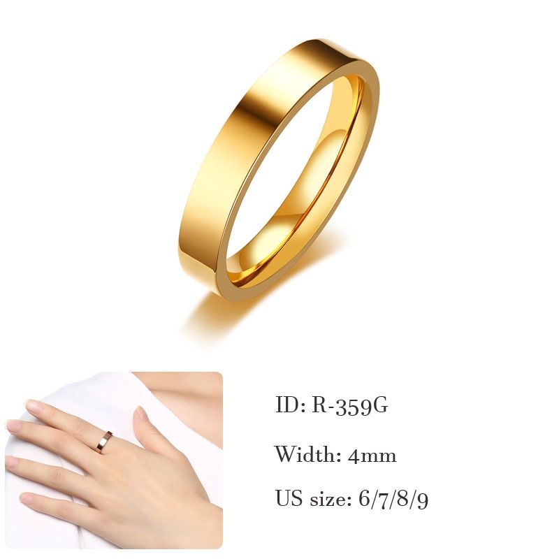 Love Faith Hope Triple Interlocked Engagement Rings for Women Stainless Steel Wedding Promise Gift