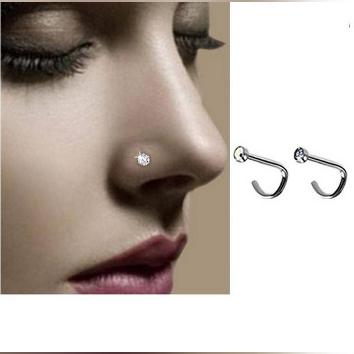 Stainless Steel Nose Ring for Woman(Null)
