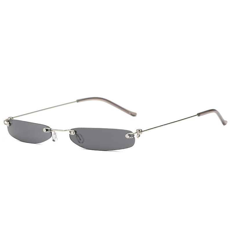 black-grayD&T 2020 Fashion Square Sunglasses Women Ladies Brand Designer Vintage Luxury Colorful Mirror Lens Alloy Frame Sun Glasses