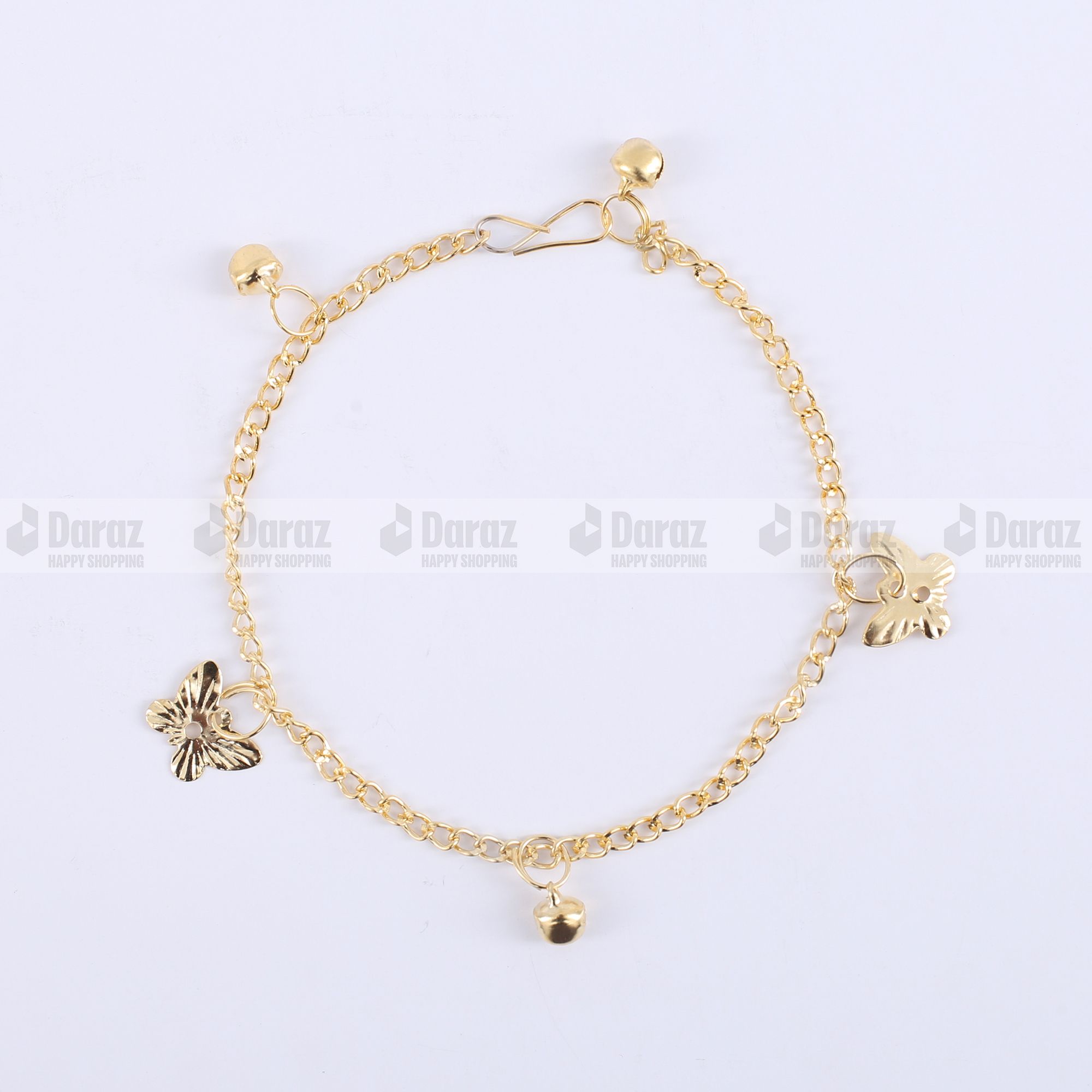 Women rose butterfly anklet (Payel) (nupur) for Women and girl