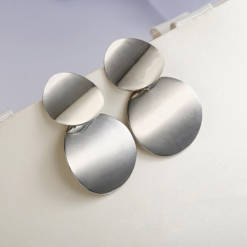 Fashion Metal Earrings For Women Jewelry Simple Drop Dangle Earrings Statement Earrings Women Gift