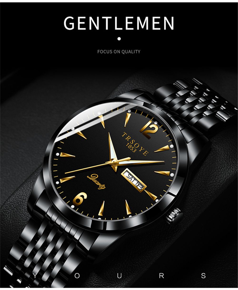 Tisselly 079 Stainless Steel Belt Men’s Quartz Watch