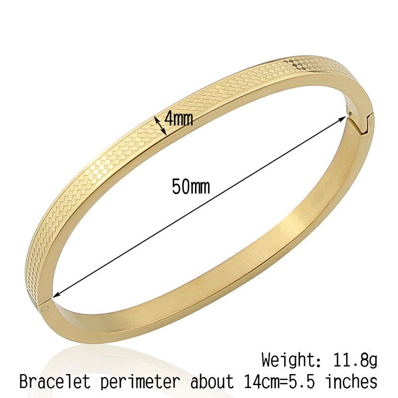 Best-Selling Jewelry Geometric Patter Stainless Steel Bracelets Parent-Child Series Love Bangle for Women Party Gifts Wholesale