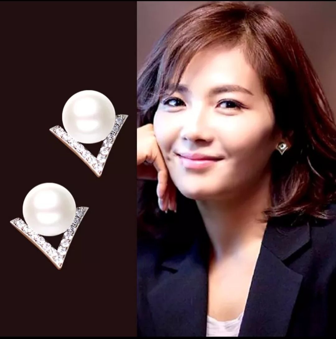 Stylish And Fashionable Triangle Stud Earrings For Women