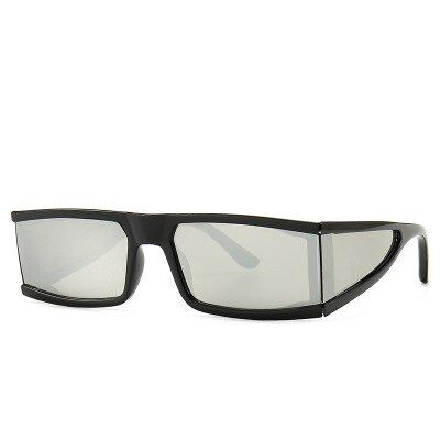 black silverSquare Sunglasses Women Fashion Tempest Mirror Sunglass 2020 Luxury Brand Vintage Steam punk Sun glasses For Men zonnebril dames
