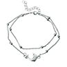 Retro Dolphin Multi-Layer Pendant Chain Anklet Women Barefoot Beh cessory