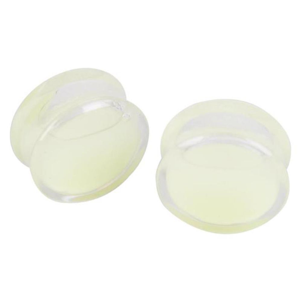 Luminous Ear Expander Tunnel Plug Stretcher Women Anti Allergy Acrylic Jewelry