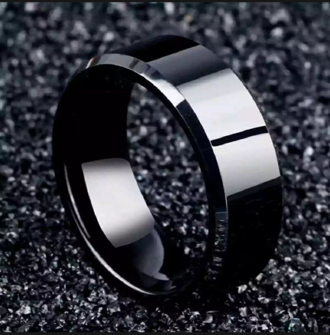 MEN Black Ring 4 Peice