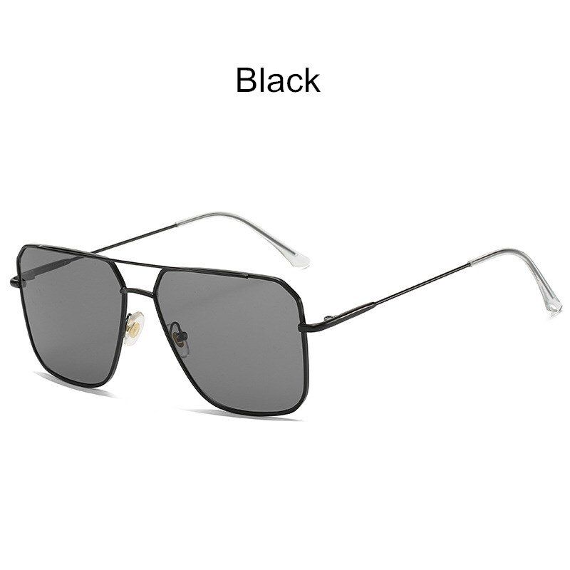 Vintage Oversized Sunglasses Men polygon Anti-Reflective Mirror Classic Square Metal Glasses Fashion New Women Sun Glasses Uv400