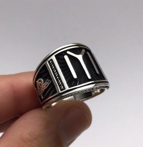 Ottoman Signature Kayı IYI Sterling Silver Ring