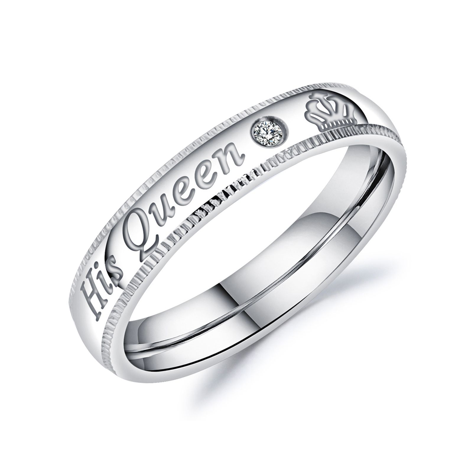 Wedding Band Ring Geometric Tament Bright Luster Finger Ring