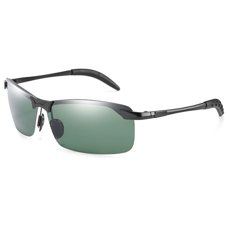 5Square Polarized Sunglasses Brand Men Classic Driving Sun Glasses Vintage Rimless UV400 Sunglass Shades Eyewear gafas de sol