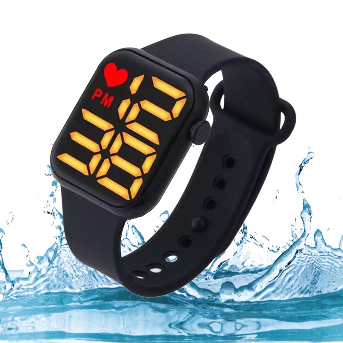Anti-Air Led Digital Sports Watch, Water Resistance Led Reist Watch -  Watch For Men - Watch For Men - Watch - Watch For Men - Watch - ঘড়ি - Watch For Men