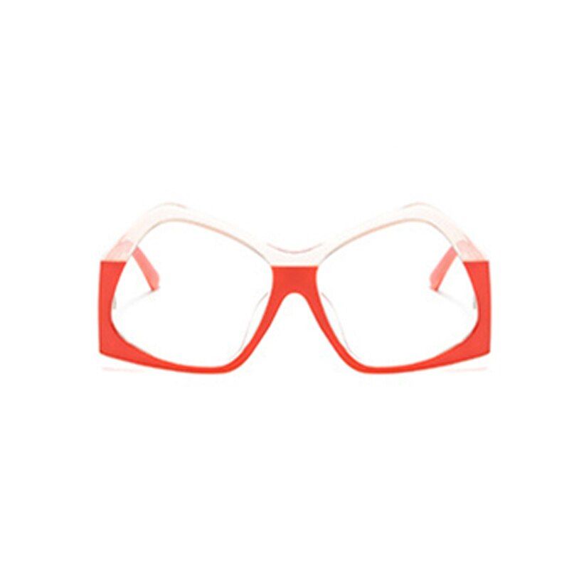 6Guvivi Luxury Vintage Polygonal Sunglasses Women Lrregular Two-tone Sun Glasses For Female Oculos De Sol Feminino UV400 Eyewear