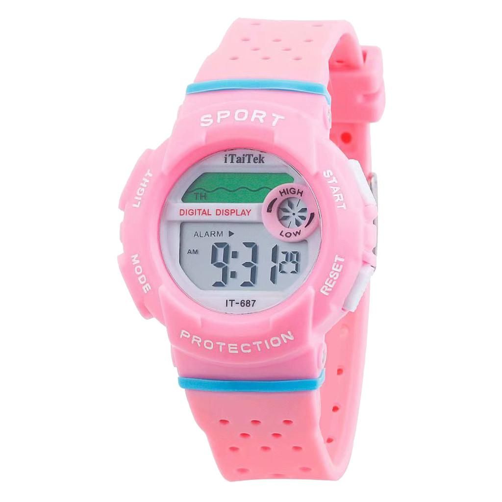 boy and girl Multi-function alarm clock luminous children watch student waterproof sports student watch fashion electronic watch