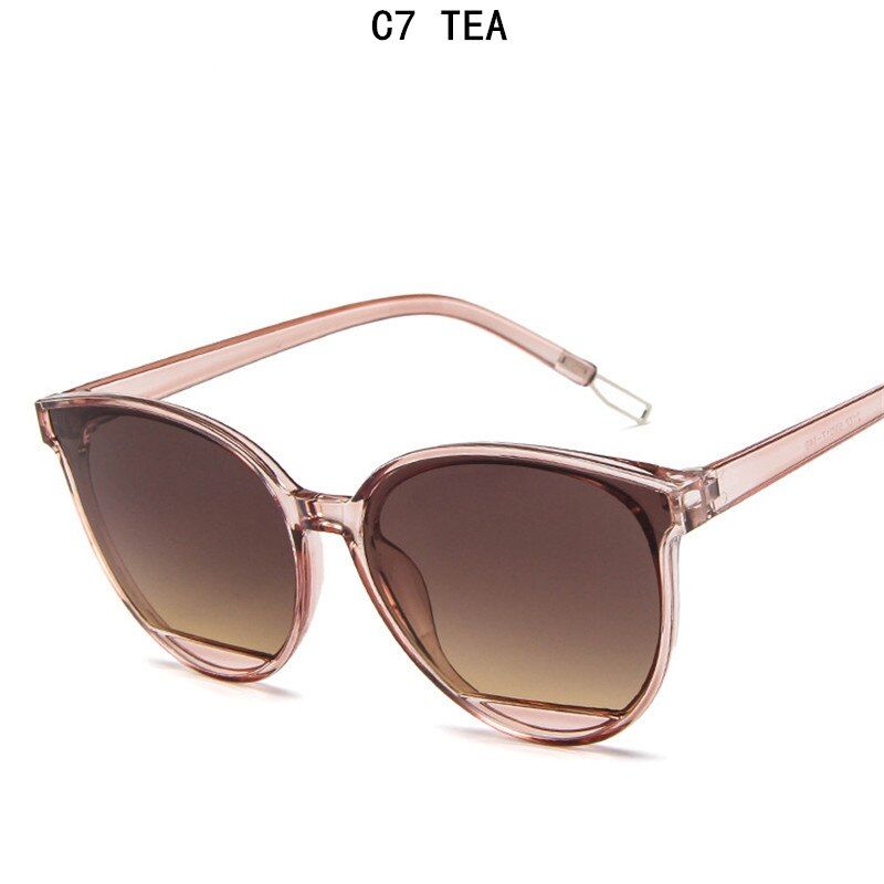 TeaNew Arrival 2020 Fashion Sunglasses Women Vintage Metal Eyeglasses Mirror Classic Vintage Oculos De Sol Feminino UV400