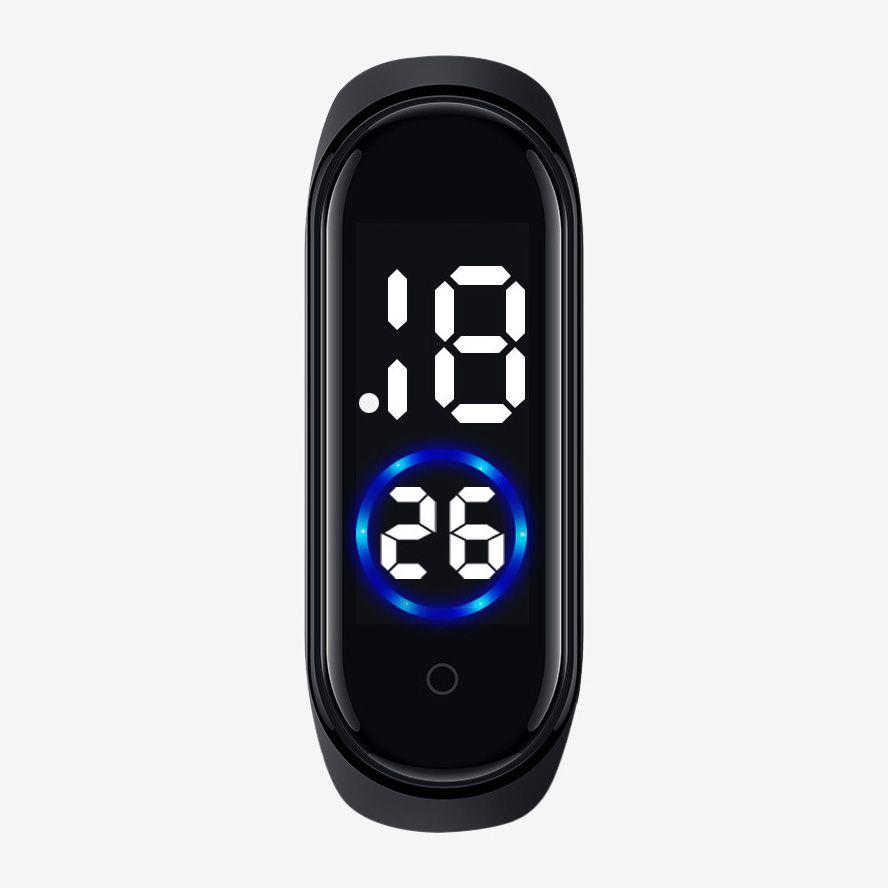 squares LED water resistance LED wrist watch for unisex