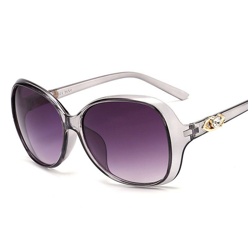 GrayDoubleGrayLeonLion 2020 Oversized Sunglasses Women Elegant Vintage Sunglasses Women Brand Designer Glasses For Women Mirror Oculos De Sol