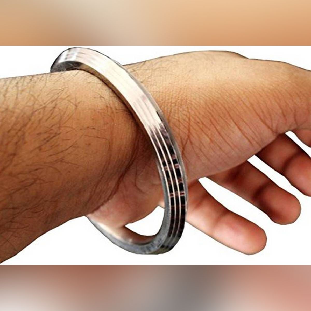 Stainless Steel Kada for Men Bracelet