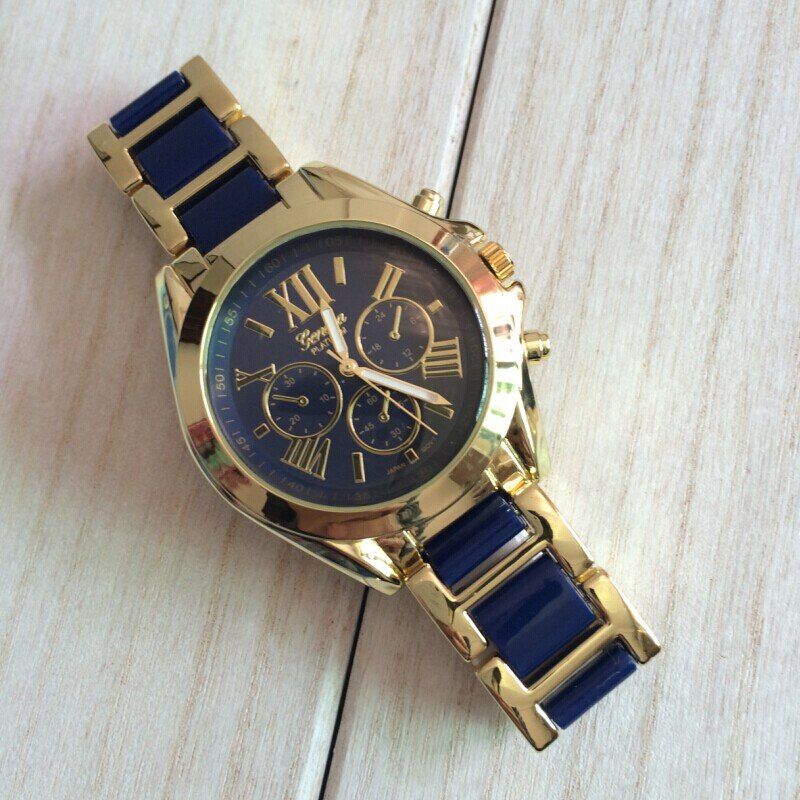 Quality Japanese Quartz Movement Fashion Radiating Roman Numerals Big Dial Genava Watch Multifunction Bracelet Watch For Woman