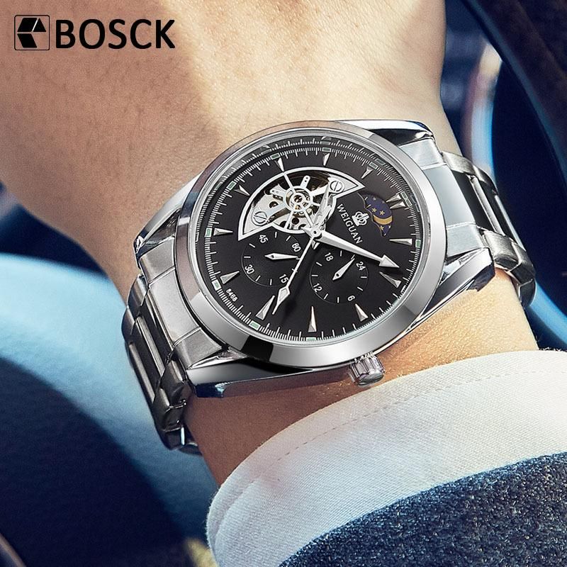 Mechanical Fashion Function Watch Casual Men's Waterproof Automatic Mechanical Watch