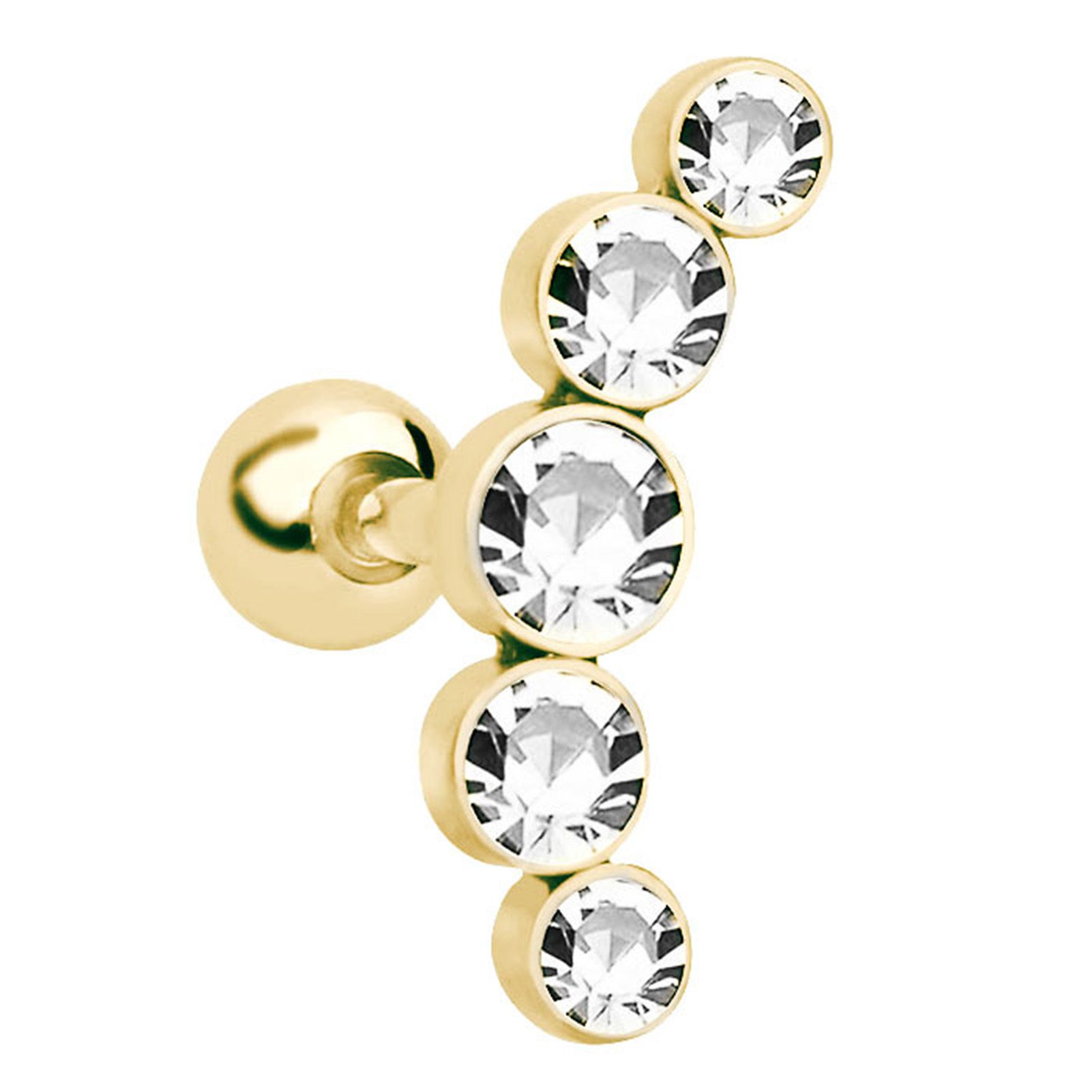Ear Stud Fashion Design Metal Elegant  Clip for Outdoor