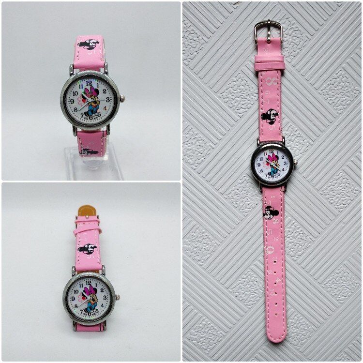Fashion student watch for children girls Leather digital watches for kids boys birthday gift child clock quartz wristwatches