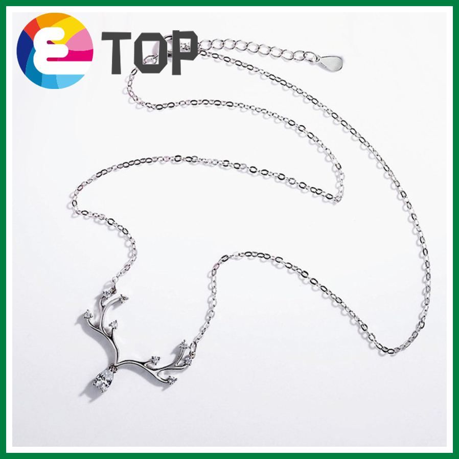 Temperament Necklace Temperament Antlers All The Way With Your Collarbone Chain Valentine'S Day Birthday Gift