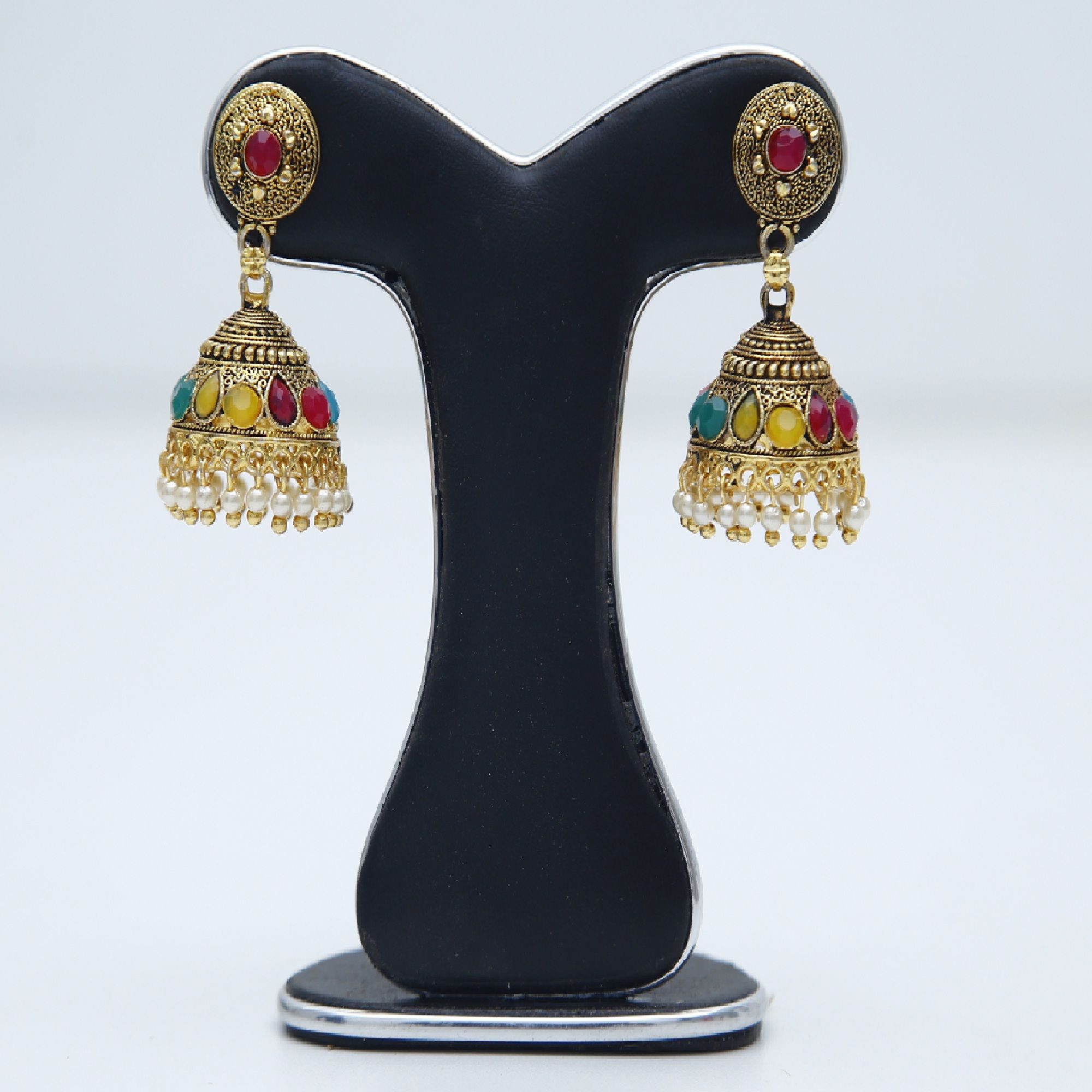 Indian Design MultiColor Antique Jhumka Droop Earring for Women,Girl & Ladies
