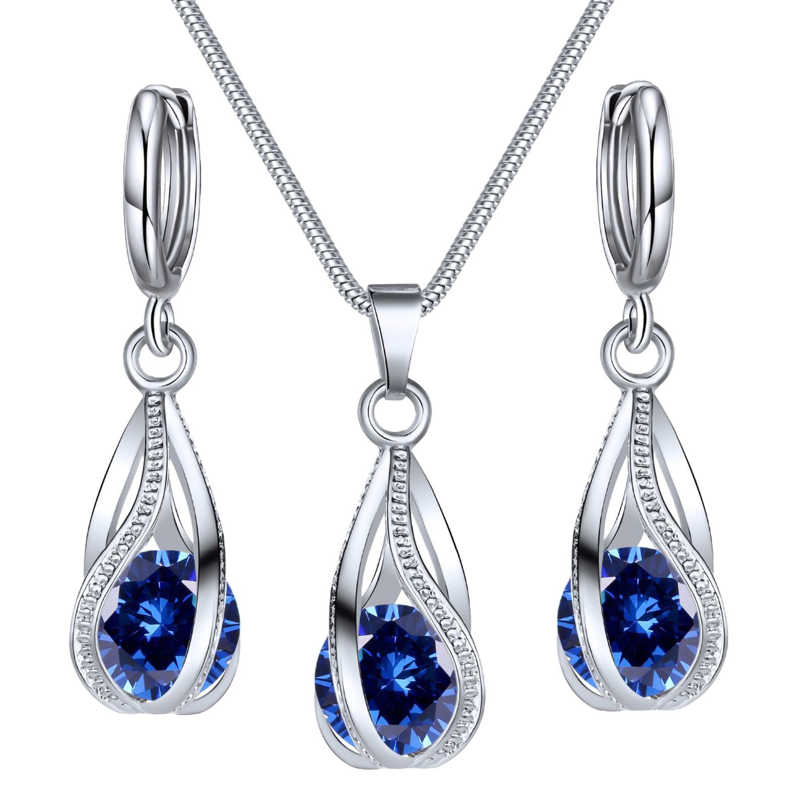 Dangle Earrings Friendly to Skin ury Earrings Neckle Set