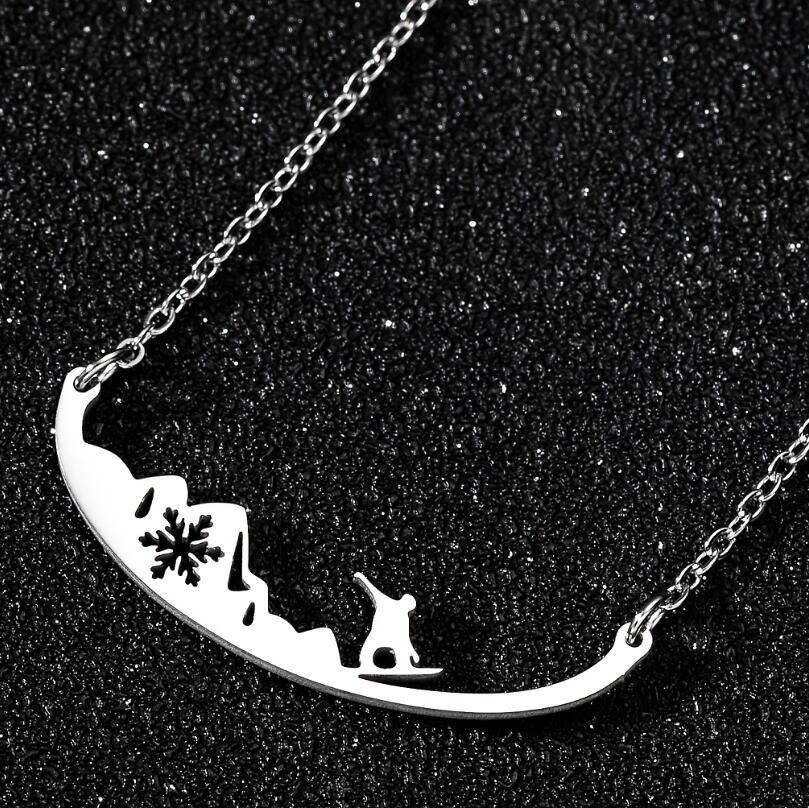 Jisensp Large Talisman Baphomet Necklaces Pendants Geometric Pantagram Stainless Steel Necklace for Men Goat PIN Jewelry Gift