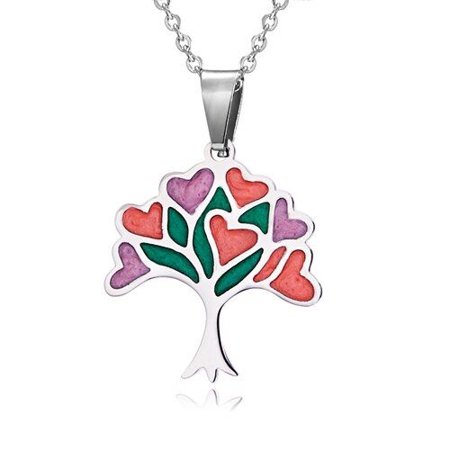 Rinhoo Cartoon Unicorns Horse necklace dog paw elephant stainless Steel women men Children gift animal Pendants Necklace