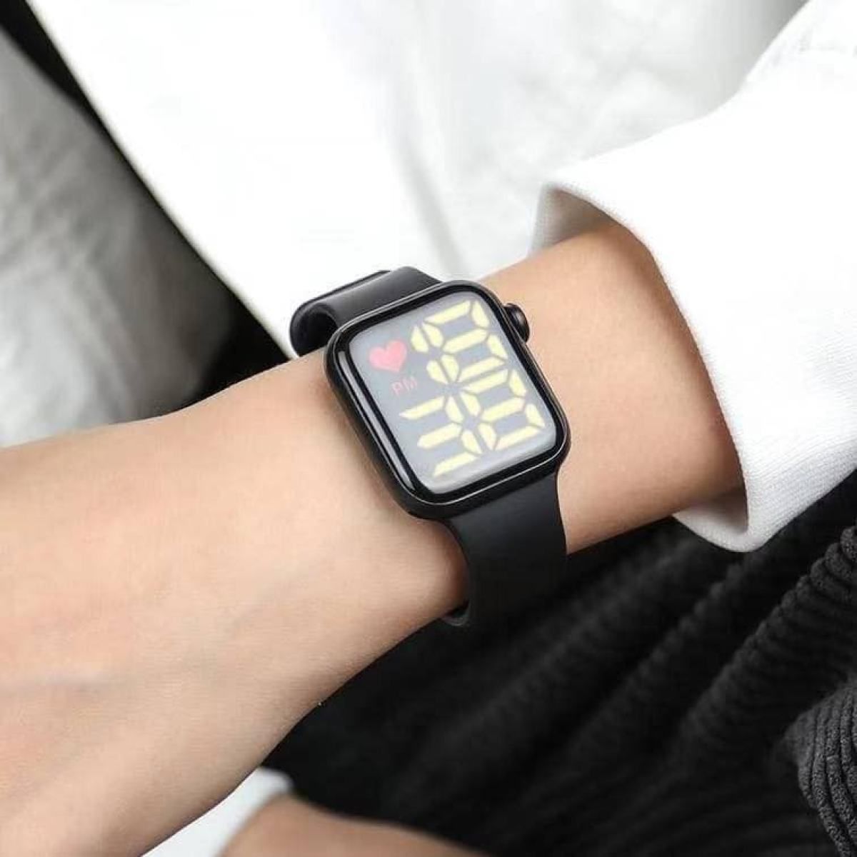Anti-Air LED Digital Sports Watch , Water Resistance LED Wrist Watch