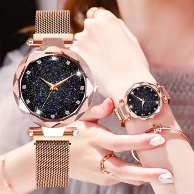 Luxury Stainless Steel Womens Montres Bracelet Watches